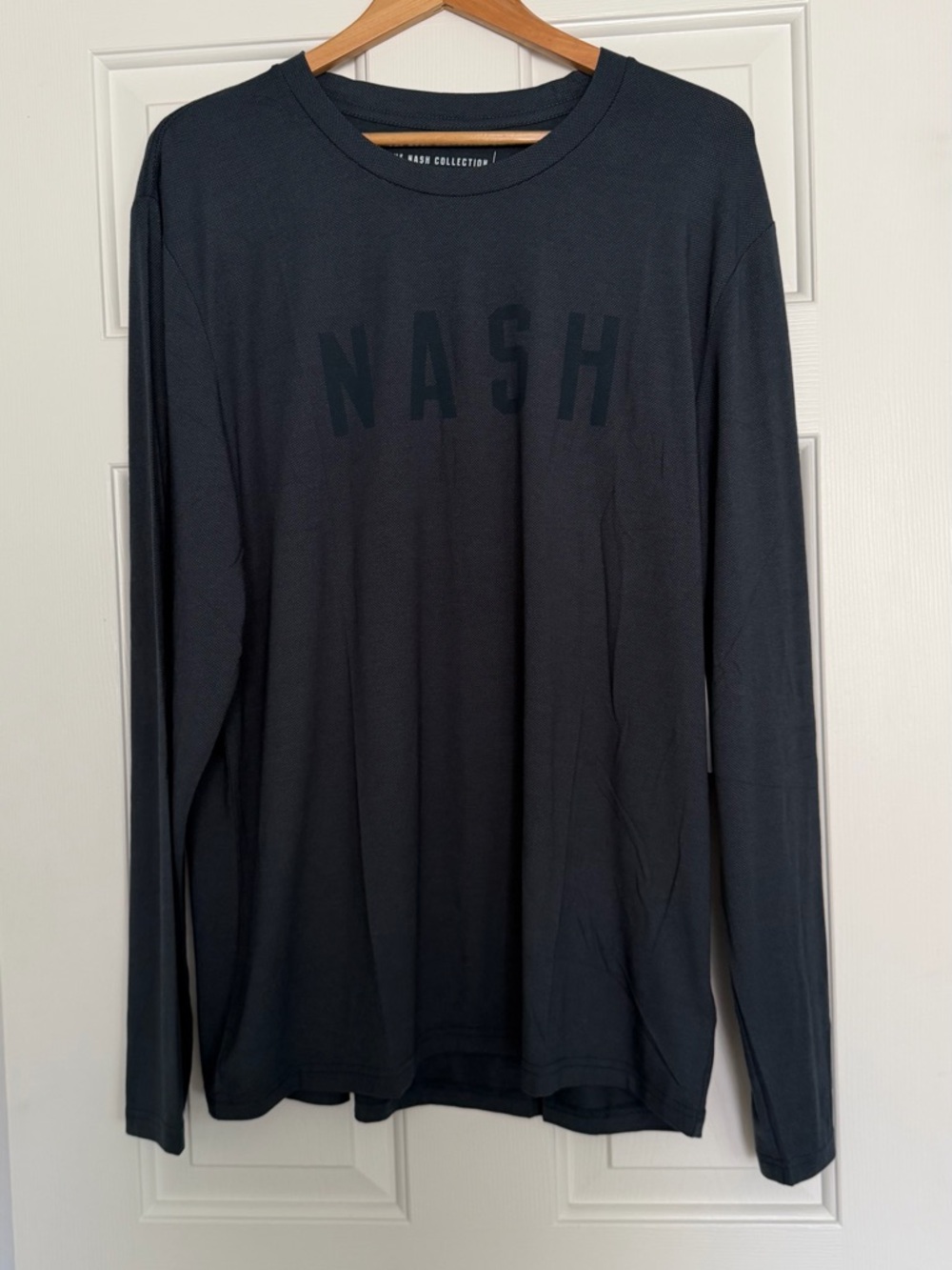 Nash Collection Men's Long Sleeve Crew Neck Shirt - Blue size 2XL Nashville